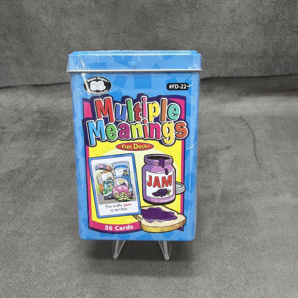 Super Duper Multiple Meanings Fun Deck #FD-22 Flash Cards